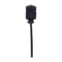 Detachable Wide Adjustable Silicone Lasso Cockring - 5mm - Black Levelz by Shots