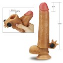 Przedłużka silikonowa wibrująca Lovetoy dodająca 5 cm Lovetoy