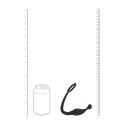 Silicone Cockring with Prostate Stimulator - S - Black Levelz