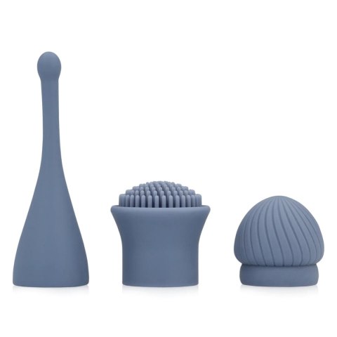 The Thrill - 10 Speed Interchangeable Vibrator - Blue Loveline