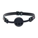 Venice Collection - Silicone Ball Gag - Black Ouch!