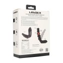 Vibrating Heating Bendable Tapping Beaded Silicone Prostate Stimulator - Black Levelz by Shots