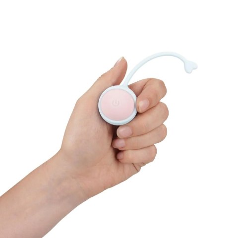 Vibrating and 5 Weight Interchangeable Kegel Kit with Remote Control - Purple Loveline