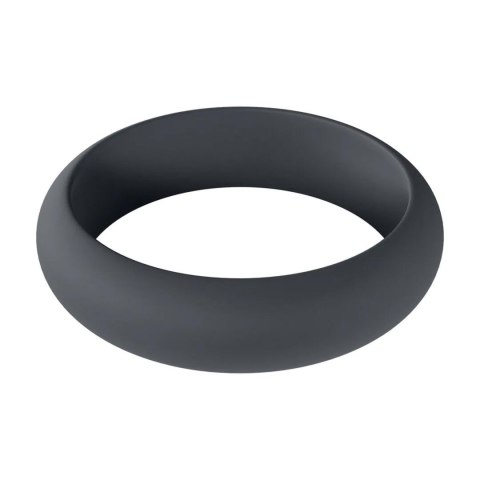 Wide O Silicone Cockring - M - 35mm - Black Levelz