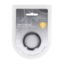 Wide O Silicone Cockring - M - 35mm - Black Levelz