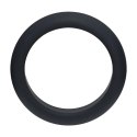 Wide O Silicone Cockring - M - 35mm - Black Levelz