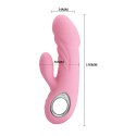 Wibrator królik stymulacja łechtaczki USB 15cm 7 trybów różowy Pretty Love