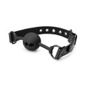 Bedroom Fantasies - Breathable Silicone Ball Gag Black Bedroom Fantasies
