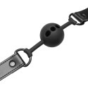 Bedroom Fantasies - Breathable Silicone Ball Gag Black Bedroom Fantasies