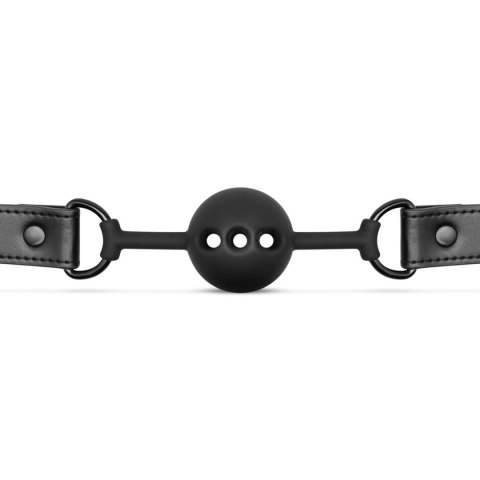 Bedroom Fantasies - Breathable Silicone Ball Gag Black Bedroom Fantasies