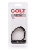 COLT Leather C/B Strap 5-snap Black CalExotics