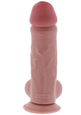 Deluxe Dual Density Thick Dildo TPE 23 cm TOYJOY