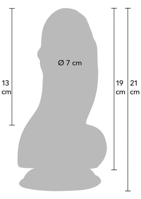Fat Boys Dildo PVC 19 cm Hidden Desire