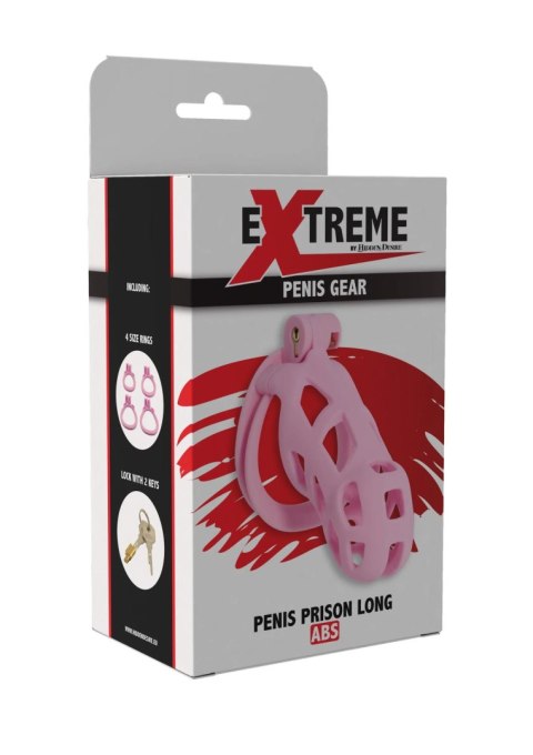 Penis Prison Cock Cage Long Pink Hidden Desire
