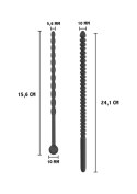 Ribbed Penis Dilator Set 2 pcs Black Hidden Desire