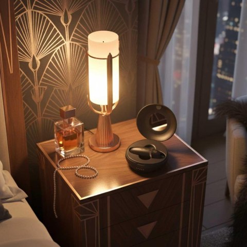 Rosy Gold - Licking Stimulator with Luxury Charging Case - Black Rosy Gold