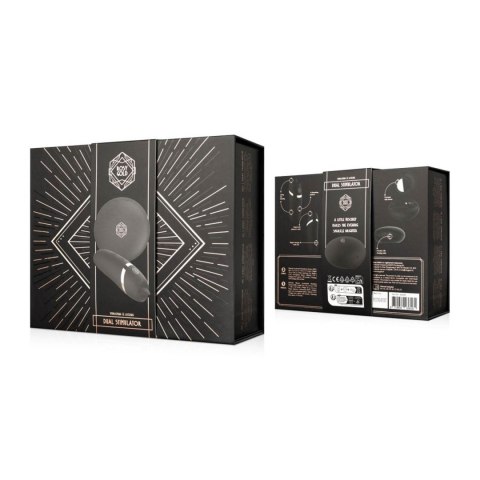 Rosy Gold - Licking Stimulator with Luxury Charging Case - Black Rosy Gold