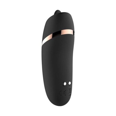 Rosy Gold - Licking Stimulator with Luxury Charging Case - Black Rosy Gold