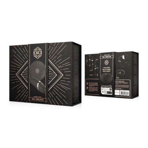 Rosy Gold - Licking Stimulator with Luxury Charging Case - Black Rosy Gold