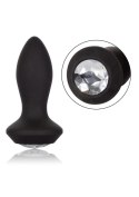 Vibrating Petite Crystal Probe Black CalExotics