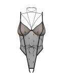 Erotyczne body otwarte Obsessive Anniverse Special czarne 2XL/3XL Obsessive