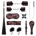 Zestaw bondage Bound by Lace koronkowy czarny Bedroom Fantasies