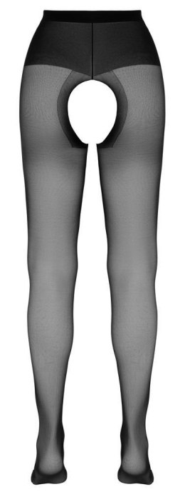 Crotchless Tights black 4 Cottelli LEGWEAR