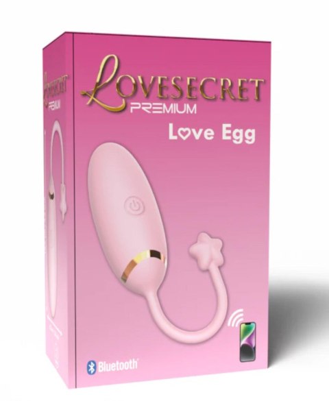 Jajko wibrujące Lovesecret sterowane aplikacją różowe Lovesecret