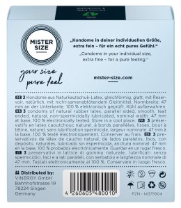 Mister Size 47mm pack of 3 Mister Size