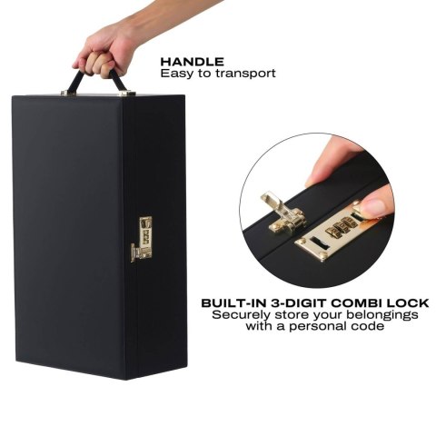 Pudełko do przechowywania Le Coffret Prestige Edition z zamkiem Strap-on-me
