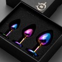 Zestaw korków analnych ze stali nierdzewnej multicolor B Series HeavyFun B - Series HeavyFun
