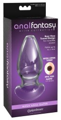 Wydrążony korek analny Anal Fantasy Elite szklany 12 cm Pipedream