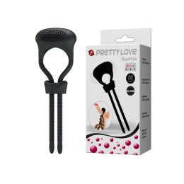 Zacisk na erekcję penisa pierścień lasso wibracje Pretty Love