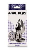 Disco Diamond Plug Large Silver TOYJOY