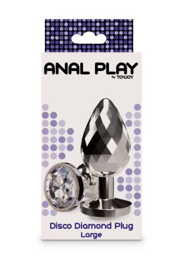 Disco Diamond Plug Large Silver TOYJOY