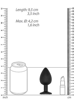 N0. 91 - Self Penetrating Butt Plug - Black Sono