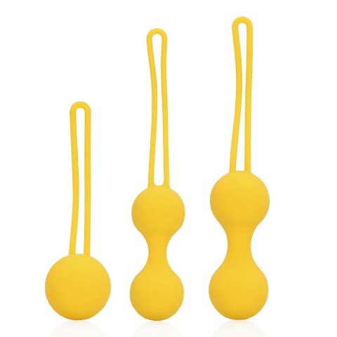 Kegel Ball Exercise Set - Lemonade Yellow Loveline
