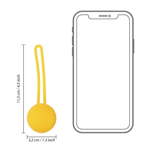 Kegel Ball Exercise Set - Lemonade Yellow Loveline