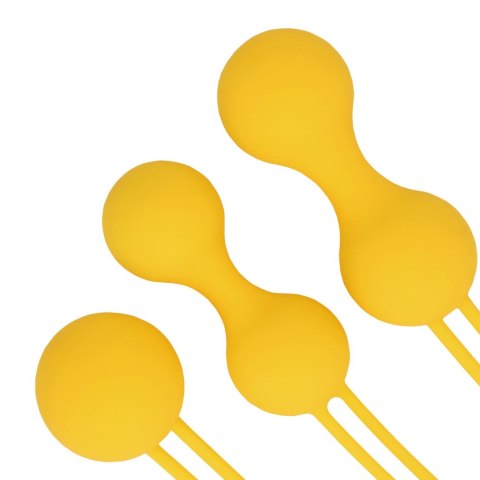 Kegel Ball Exercise Set - Lemonade Yellow Loveline