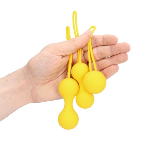 Kegel Ball Exercise Set - Lemonade Yellow Loveline
