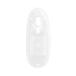 LED Vibrating Straight Cock - 20 cm - Transparent RealRock