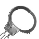 Metal Hand Cuffs - Silver Ouch!
