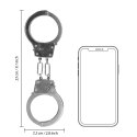 Metal Hand Cuffs - Silver Ouch!