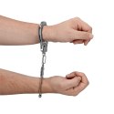Metal Hand Cuffs - Silver Ouch!
