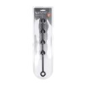 Round Silicone Anal Balls - M - 30mm - Black Levelz