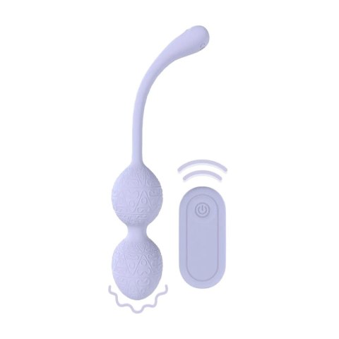 Vibrating Bead Kegel with Remote Control - Lavender Loveline