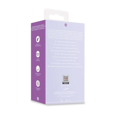 Vibrating Bead Kegel with Remote Control - Lavender Loveline