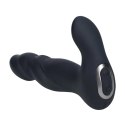 Vibrating and Thrusting Silicone Prostate Massager - Black Levelz