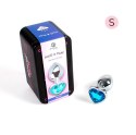 BLUE HEART METAL BUTT PLUG S Secret Play