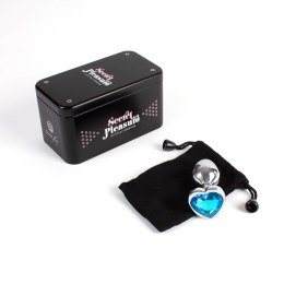 BLUE HEART METAL BUTT PLUG S Secret Play